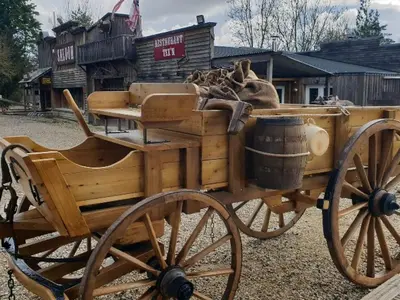 Plan de l'établissement Chariot de Pionnier avec Terrasse - Pour 5 personnes - API-1-52-1489