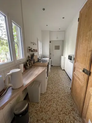 Cuisine ou kitchenette dans l'établissement Le cocon de la cathédrale