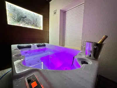 Plan de l'établissement Gatsby appartement confortable jacuzzi & terrasse