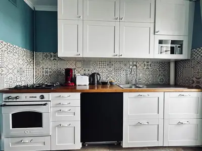 Cuisine ou kitchenette dans l'établissement Barbatre grand T3 avec parking proche centre-ville