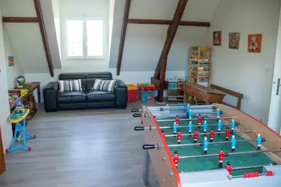 Salle de jeux dans l'établissement Gite du tilleul 6 personnes à la campagne proche Disneyland Paris