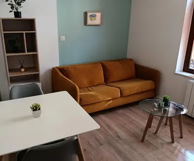 Coin salon dans l'établissement La Suite Marlot