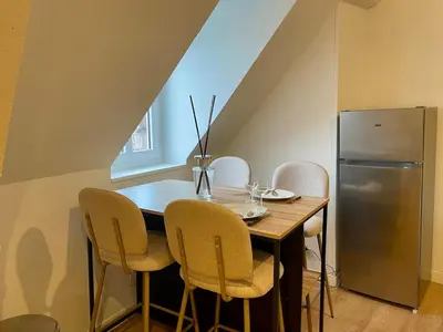 Cuisine ou kitchenette dans l'établissement l'atelier des rêves - Center city Compiègne