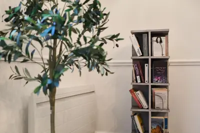 Bibliothèque dans l'appartement