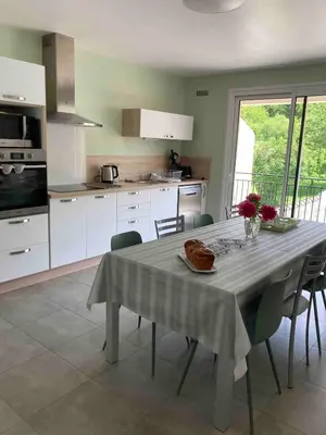 Cuisine ou kitchenette dans l'établissement La Maison du Terme Finet - 3 chambres
