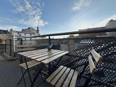 Balcon ou terrasse dans l'établissement Le Talleyrand, Terrasse Panoramique, Hypercentre