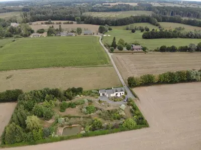 Paysage naturel près de la maison de vacances