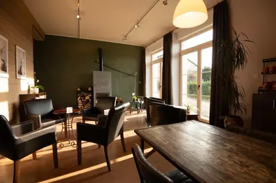 Coin salon dans l'établissement Le Mont Cigale - chambres d'hôtes et restaurant