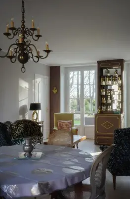 Coin salon dans l'établissement Maison de Charme a Rémy