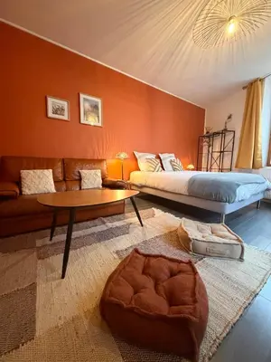 Coin salon dans l'établissement L'instant Nevers