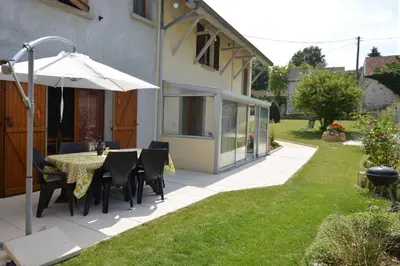 Jardin de l'établissement Le gîte du lavoir en champagne