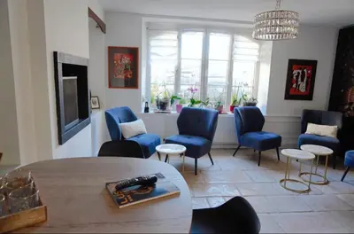 Coin salon dans l'établissement Le Clos des Anges