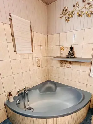 Salle de bains dans l'établissement Le Clos des Anges