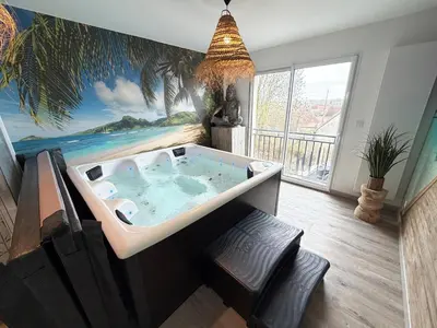 Plan de l'établissement Villa avec Spa & Cinéma à 35 min d'Asterix