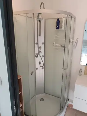 Salle de bains dans l'établissement L'annexe