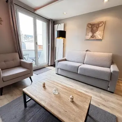 L'écrin Urbain studio chic et lumineux avec Balcon