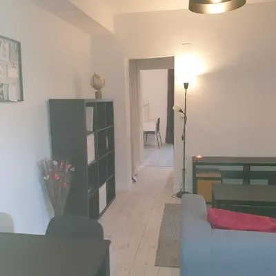 Coin salon dans l'établissement Bon séjours