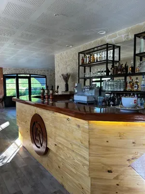 Salon ou bar de l'établissement Gîtes de la Renaissance