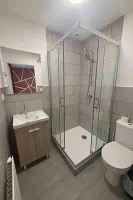 Salle de bains dans l'établissement Gîtes de la Renaissance