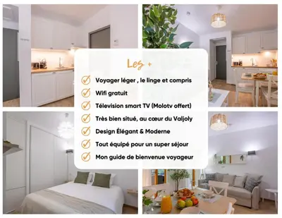 Cuisine ou kitchenette dans l'établissement Cottage S22B Confort & calme au ValJoly