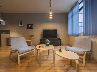 Télévision ou salle de divertissement dans l'établissement Appartement central calme à Reims - FR-1-870-8