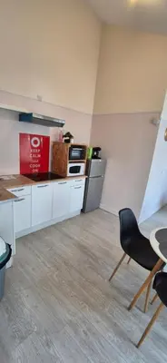 Cuisine ou kitchenette dans l'établissement Appartement spacieux proche centre, 2ᵉ étage sans ascenseur, without lift