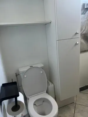Salle de bains dans l'établissement Appartement calme et cosy tout équipé