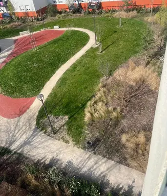 Jardin de l'établissement Appartement calme et cosy tout équipé