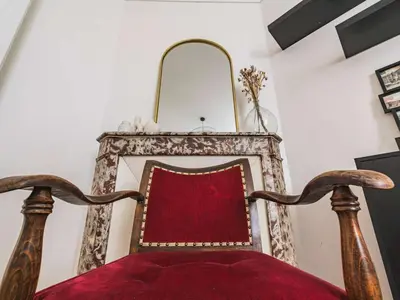 Un ou plusieurs lits dans un hébergement de l'établissement Appartement Central à Reims - Près de la Cathédrale - FR-1-870-11