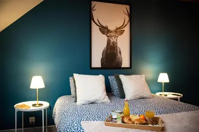 Plan de l'établissement 3 PAUSE NATURE SORBAIS Chambre avec salle de bain privative, entrée indépendante et arrivée autonome