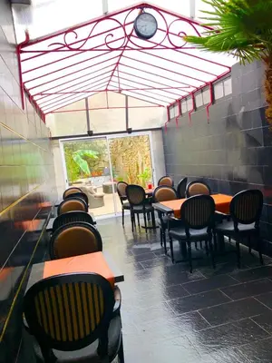 Coin salon dans l'établissement Chambres Boufflet