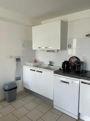 Cuisine ou kitchenette dans l'établissement Le Clos Saint Martin