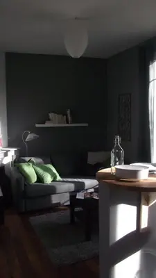Coin salon dans l'établissement Résidence Champs Bouillant