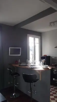 Cuisine ou kitchenette dans l'établissement Résidence Champs Bouillant