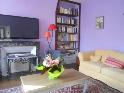 Coin salon dans l'établissement AMBIANCES chambres d 'hôtes