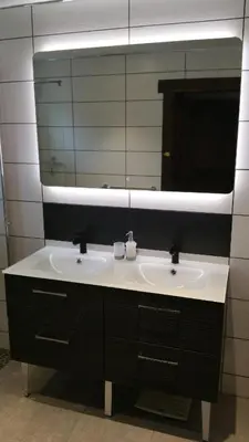 Salle de bains dans l'établissement B&B CHEZ FOUCHS - Chambre d'hôtes