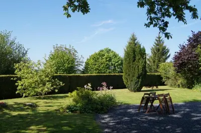Jardin de l'établissement Les Temps Gourmands