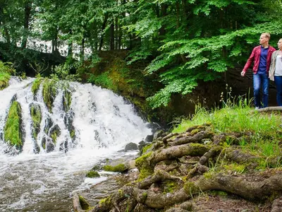 Paysage naturel près de le camping
