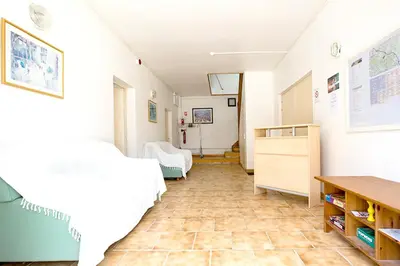 Un ou plusieurs lits dans un hébergement de l'établissement Maison accueillante près de Monthenault, parfaite pour groupes