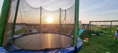Lever ou coucher de soleil vu de le camping ou à proximité