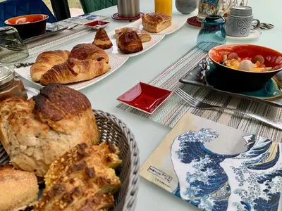 Nourriture dans le B&B/chambre d'hôtes ou à proximité