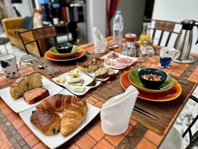 Nourriture dans le B&B/chambre d'hôtes ou à proximité