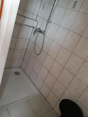 Salle de bains dans l'établissement Gite 