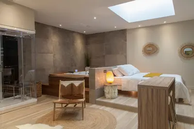 Un ou plusieurs lits dans un hébergement de l'établissement My Spa