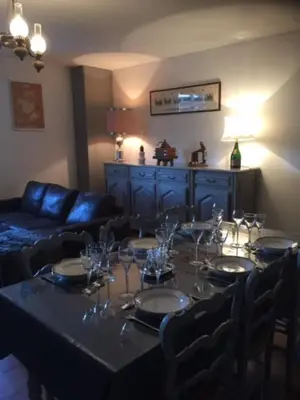 Coin salon dans l'établissement La Loge Du Vigneron