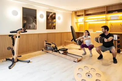 Salle ou équipements de sports de l'établissement Briqueterie Champagne, A Beauvallon Hotel & Spa