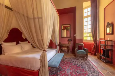 Un ou plusieurs lits dans un hébergement de l'établissement Le Château d'Etoges - Champagne