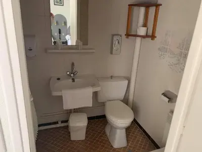 Salle de bains dans l'établissement Auberge Champenoise