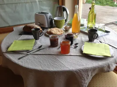 Nourriture dans le B&B/chambre d'hôtes ou à proximité