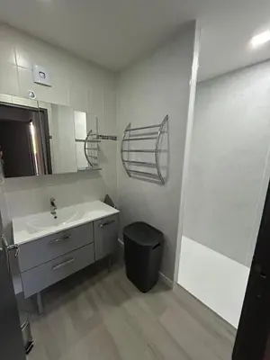 Salle de bains dans l'établissement Gite Du Clos Pommier